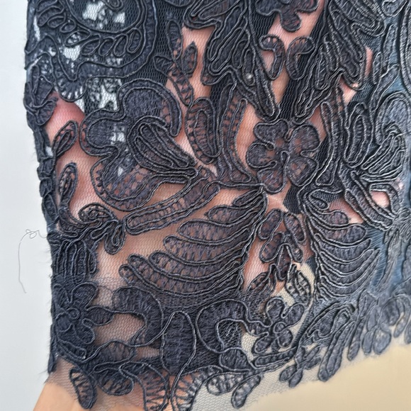 Tadashi Shoji Kids Navy shift dress- Size 10 Girls - Picture 8 of 9